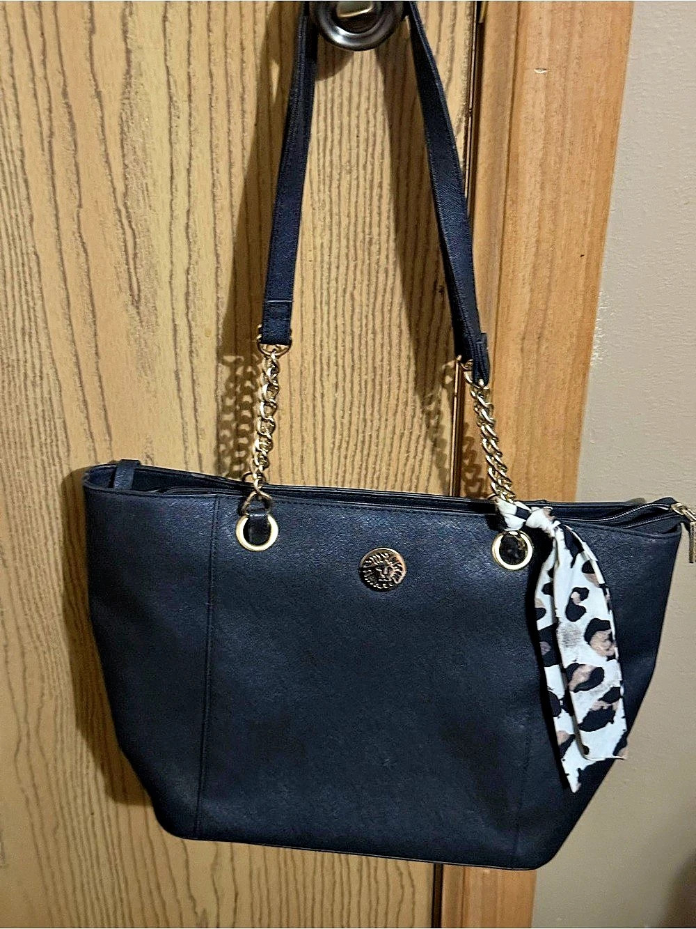 Anne Klein Shoulder Tote in Black